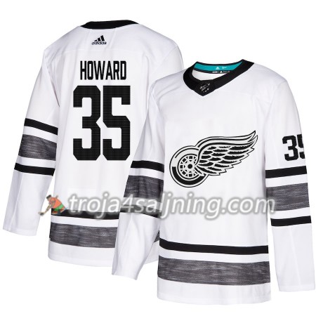 Detroit Red Wings tröja Jimmy Howard 35 Vit 2019 All-Star Adidas Authentic - NHL Tröjor Herr